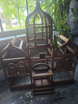 Vintage bird cage