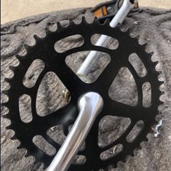 LUN CHI OLDSCHOOL CRANK SET With pedals #2 Oldschool 