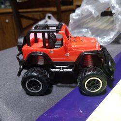 Remote Control Orange Jeep New