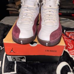 Women's Jordan 12 Size 12W A Ma MANIERE