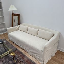 Slipcover Beige Couch