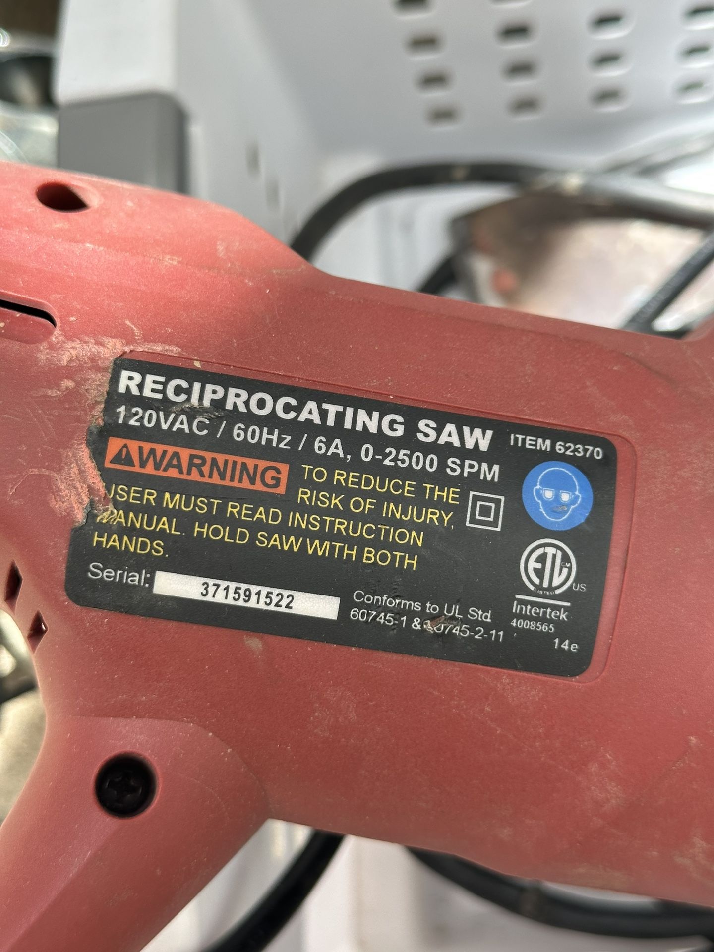 Reciprocating Saw