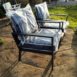 High quality oversized aluminum patio chairs deep seating cushions patio set high quality outdoor patio chairs aluminum outdoor furniture 🆕🚚🚎🆕