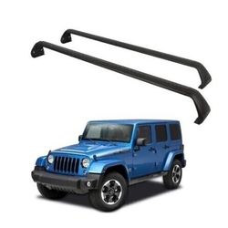 JINSANITY ROOF RACK CROSS BARS FIT FOR JEEP WRANGLER JK JL GLADIATOR JT 2007-2022 (4-DOOR HARD TOP) EASY TO INSTALL REDUCE WIND RESISTANCE AND NOISE 