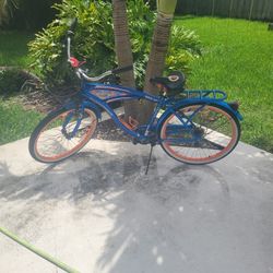 BCA 26" Margaritaville Multi-Speed Cruiser Men's Bike, Blue