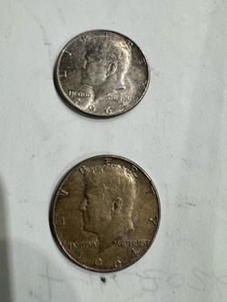 Silver Kennedy half dollars