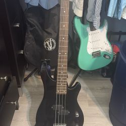 Rogue SX100B Series II Black Body Bass Guitar