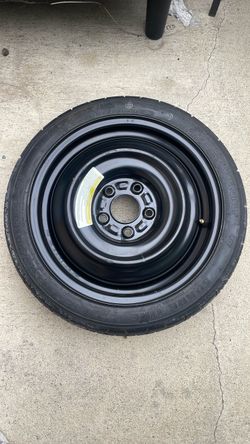 Compact Spare Tire Temporary Use Only