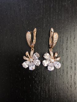 Gold plated earrings