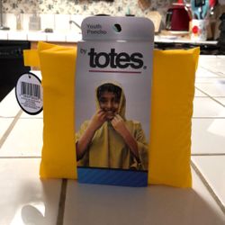 NEW Totes Youth Poncho Raincoat 