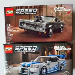 LEGO Speed Champions 76917 & 76912 Skyline and Charger, FAST & FURIOS COMBO