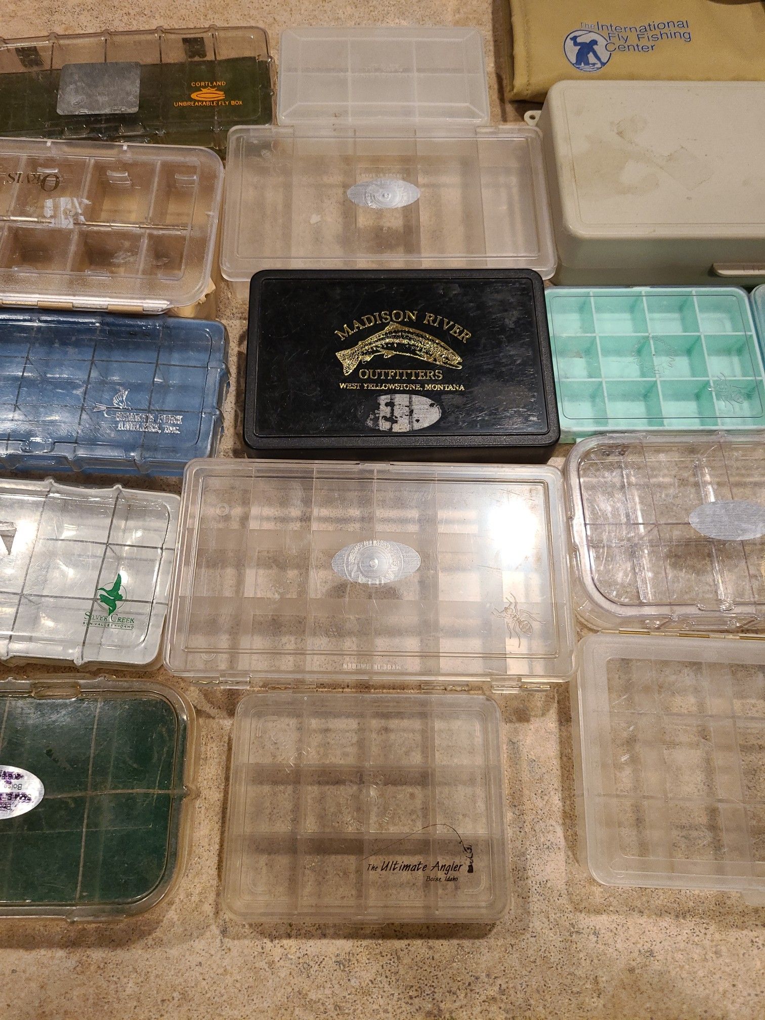 Fly fishing boxes
