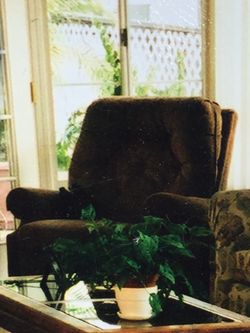 Light brown lazy boy recliner