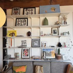 Large Adjustable Wall Shelves – Easy Install