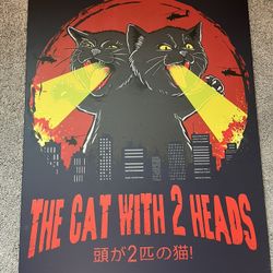 The Cat With 2 Heads Aquabats Displate Poster