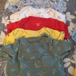 Boys 24 Months Short and Long Sleeve Onesie 