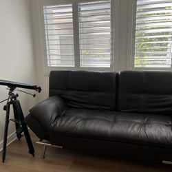 FUTON AND TELESCOPE FOR SALE