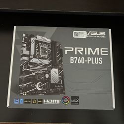 Asus Prime B760-Plus Motherboard – Brand New, Sealed