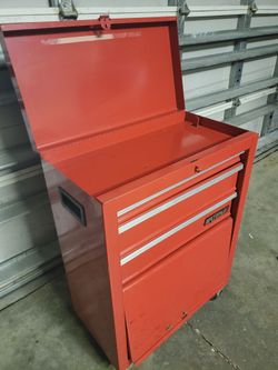 Waterloo Red Rolling Tool Chest Cabinet