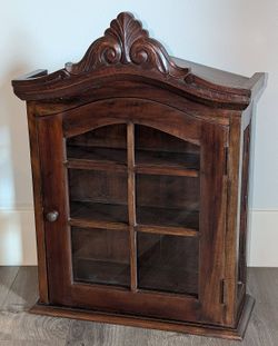 Victorian Design Vintage Wall Hanging Medicine Chest Cabinet