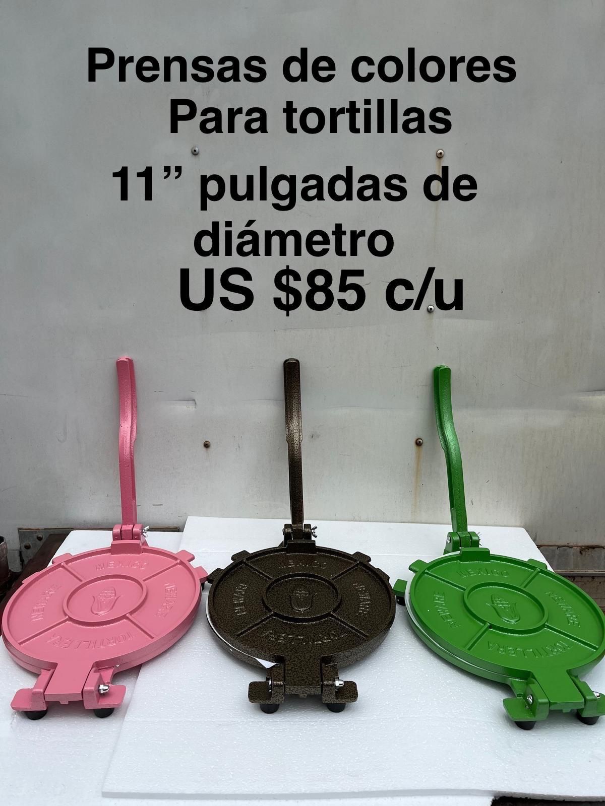 Prensas Para Tortillas Grandes, De Colores