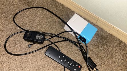 TikTok Mini Projector with Remote & HDMI Cable.”