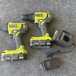 Ryobi Drill Set