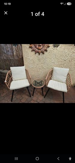 Three piece patio set