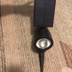 Solar-Powered Outdoor Spotlight