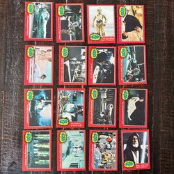 1977 Topps Star Wars Series 2 "Red" trading cards - lot of 39