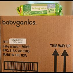 Baby Wipes - Babyganics 880 Wipes