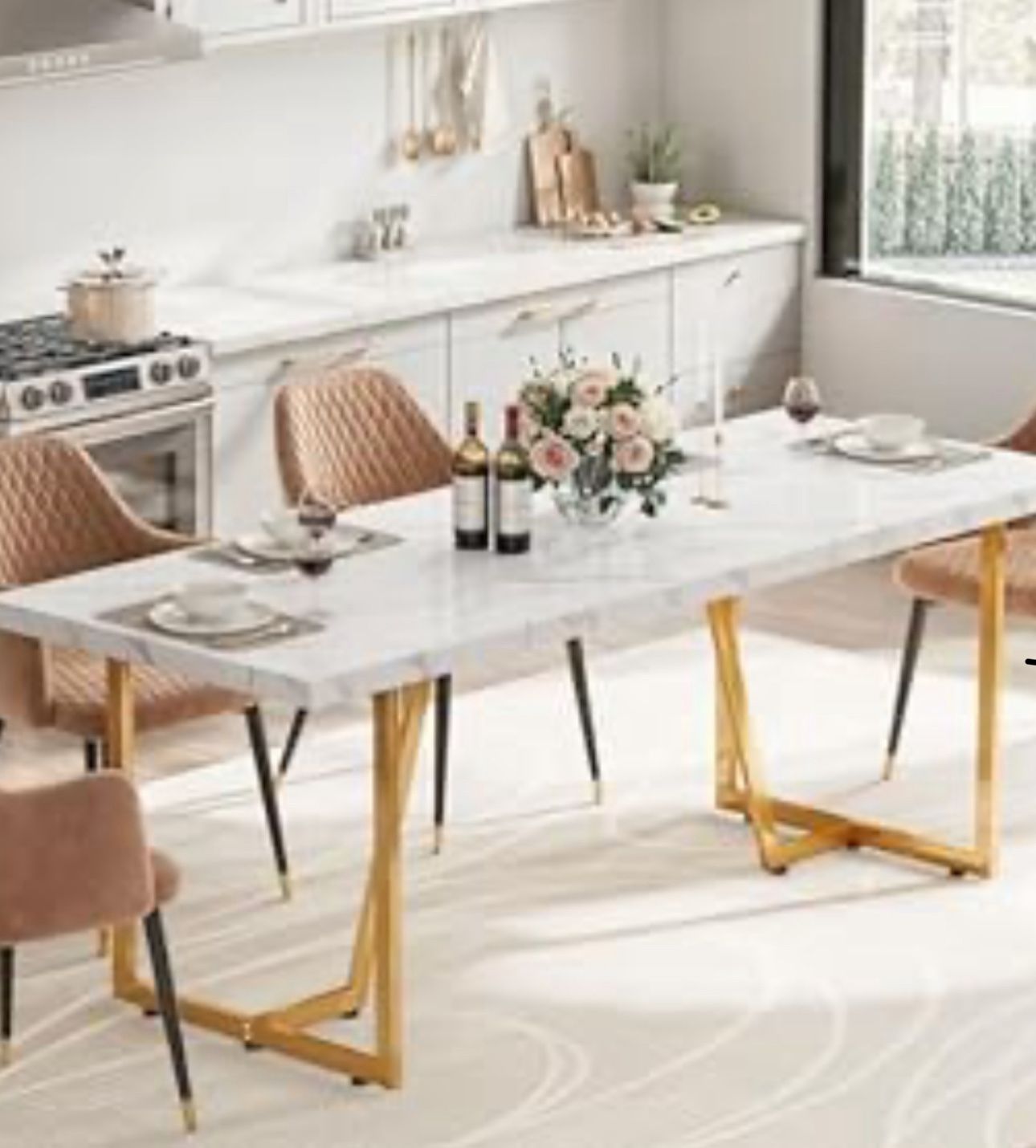 70 inch Modern Dining table (New)