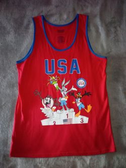 USA Looney Tunes Olympics tank top Large
