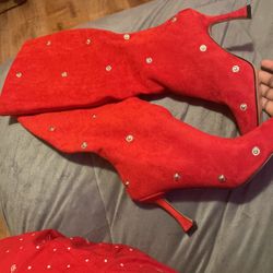 button boots . 