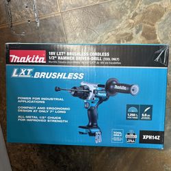 Makita New - Nuevo Hammer Drill 18v Brushless 