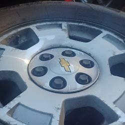 Chevy Factory  17in  All 4 Tires And Rims
