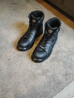Harley Davidson Boots Size 12 Worn Once 