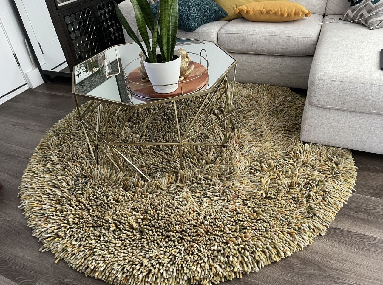 Round Rug Crate And Barrel 6 Feet Round