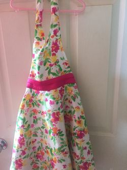 Brooke Lindsay girls size 6x halter Easter spring dress