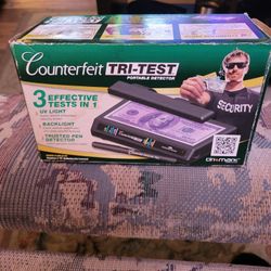 Counterfeit Tri-Test Portable Detector