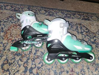 Roller Derby V-Tech Womens Adjustable Inline Skates Size 6-9