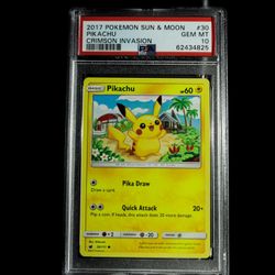 Pikachu  PSA GEM MINT 10