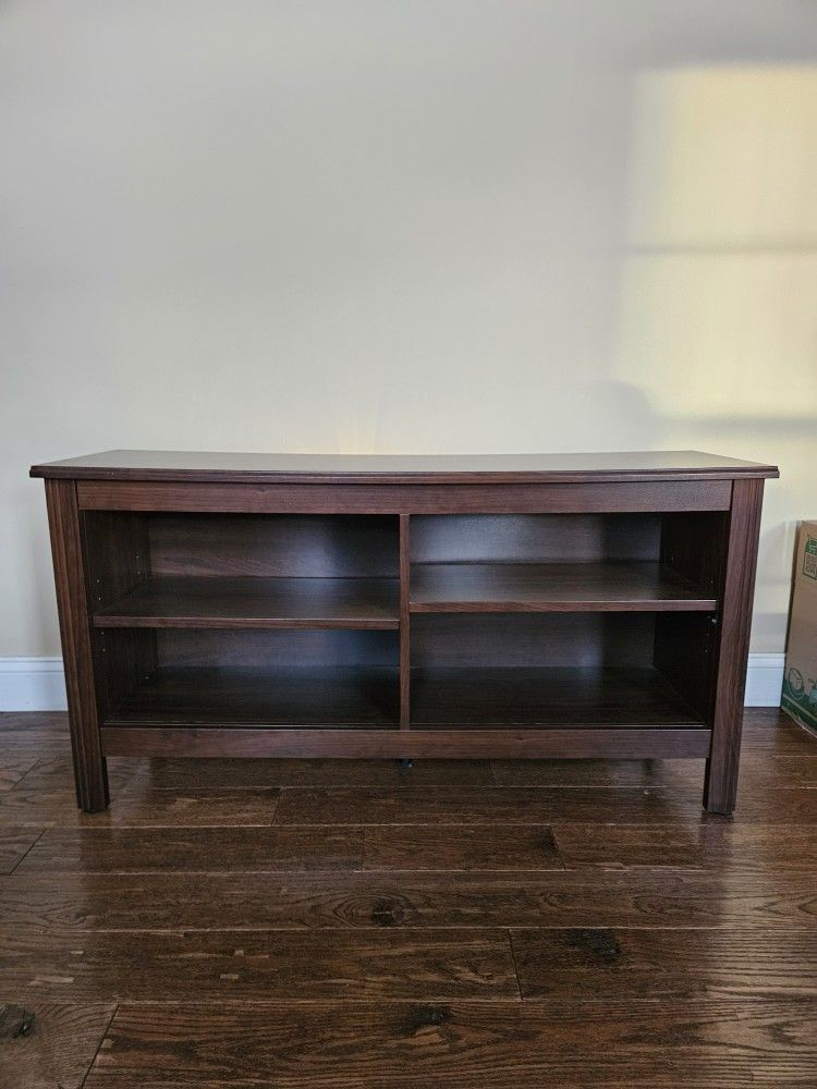 Dark Wood Media Console / TV Stand