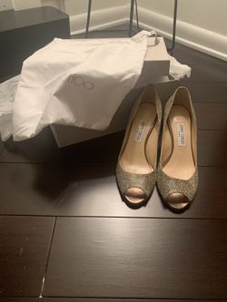 Jimmy choo Isabel glitter pumps