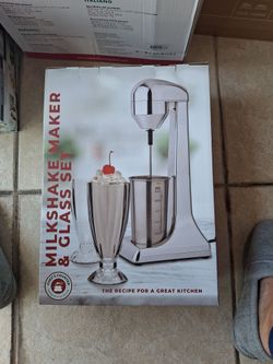 Chef's Counter Milkshake Maker & Glass Set
