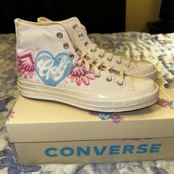 Converse x Tyler, The Creator - Golf Wang Chuck 70 “Airbrush Graffiti” (Size 8.5)