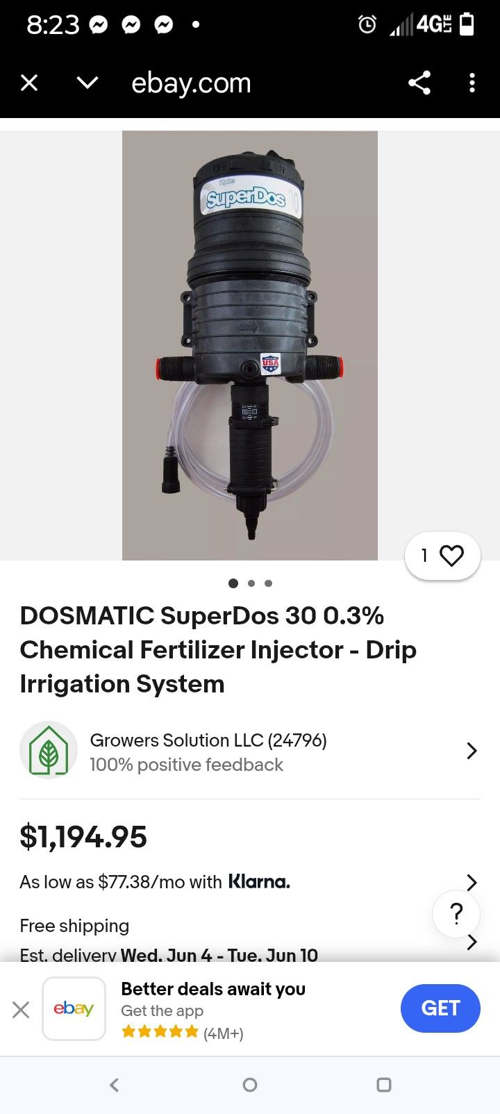 Super Dos 30 Chemical Filtration Hydration System