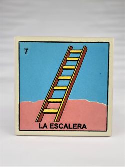 Lotería Tile – La Escalera #7 (4x4)