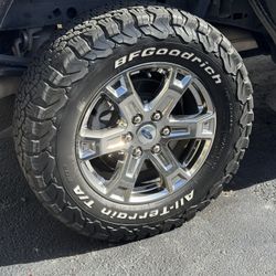 Set of 4 BFGoodrich KO2 Tires (TIRES ONLY, NO RIMS) (LT275/65R18) - Approx 50% Tread