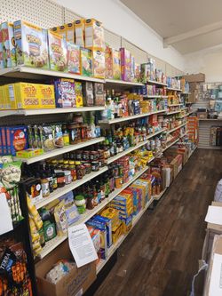 Gondola Shelfs Whole Row 